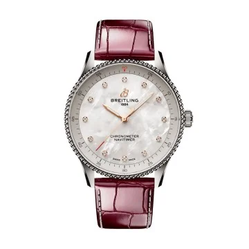 Pre-Owned Navitimer 32mm Watch A77320E61A2P2 20 1