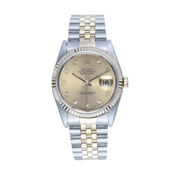 Pre-Owned Rolex Datejust Diamond 36mm Mens Watch 16233