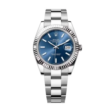 Pre-Owned Rolex Datejust 41mm Blue Dial Watch 126334