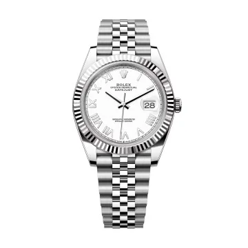 Rolex Pre-Owned Datejust 41 White 41mm Watch 126334