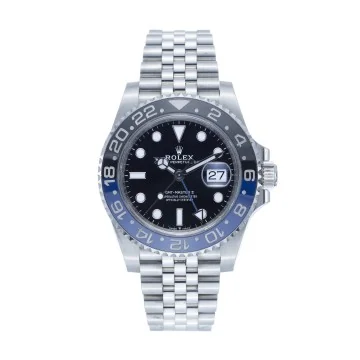 Pre-Owned Rolex GMT Master II 40mm Watch 126710BLNR
