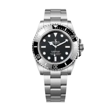 Pre-owned Rolex Submariner No Date 124060 Steel Black