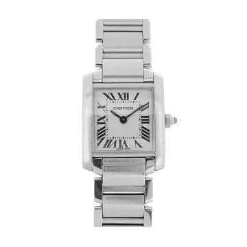 Pre-Owned Cartier Tank Française Small Watch W51008Q3