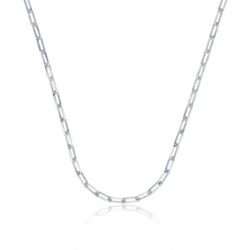 Silver Paper Clip Chain