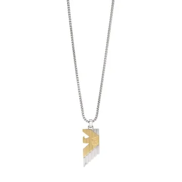 Emporio Armani Stainless Steel & Gold Tone Pendant EGS3073040