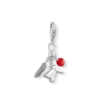 Thomas Sabo Charm Club Bird Feather &amp; Berry Charm 1331-908-10