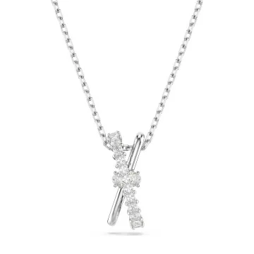 Swarovski Hyperbola Rhodium Plated Twist Pendant 5689723