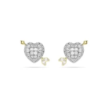 Swarovski Idyllia Crystal Heart with Arrow Stud Earrings 5737298