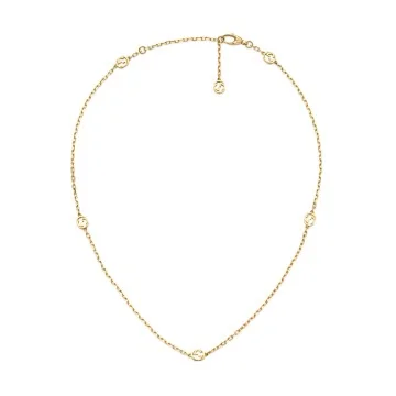 Gucci Interlocking 18ct Yellow Gold Necklace YBB629901002