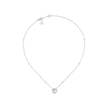 Gucci Icon 18ct White Gold Heart Pendant YBB729373003