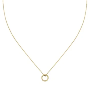 Gucci Icon 18ct Yellow Gold GG Chain Necklace YBB A002R9 001