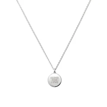 Gucci Blind For Love Silver Pendant Necklace YBB843587001