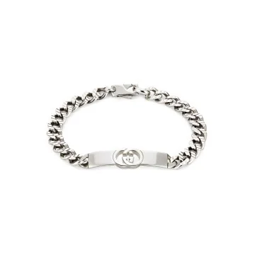 Gucci Interlocking Chain Bracelet 18cm YBA 85397800 118