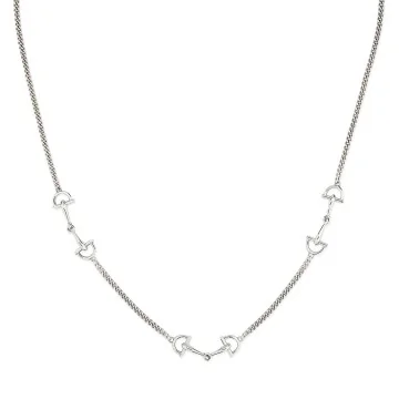 GUCCI Sterling Silver Staffa Necklet YBB875895001