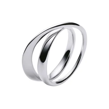 Georg Jensen Mobius Sterling Silver Ring 3552347
