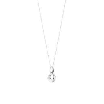 Georg Jensen Infinity Sterling Silver Twist Pendant 10013929