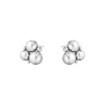 Georg Jensen Moonlight Grapes Sterling Silver Stud Earrings 10019038