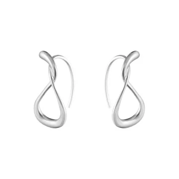 Georg Jensen Mercy Silver Drop Earrings 20001403
