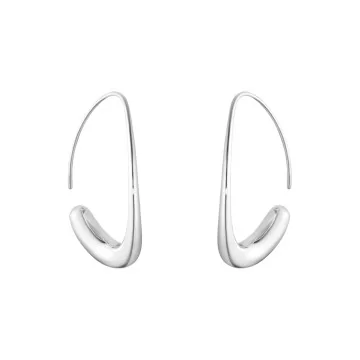 Georg Jensen Offspring Silver Open Hoop Earrings 10016947