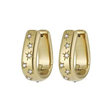 Olivia Burton Classic Celestial Crystal Gold Plated Hoop Earrings 24100644