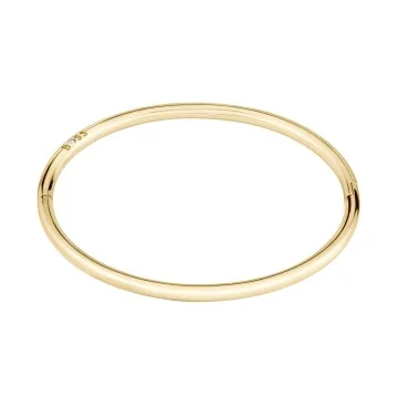 BOSS Live Yellow Gold-Tone Plated Stainless Steel Ladies Bangle 1580686