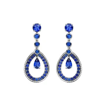 Fabergé Love Teardrop Sapphire Earrings 1388EA 2542 /10