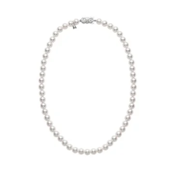 Mikimoto 6.5mm A Uniform Pearl Strand U 65118 W JPW