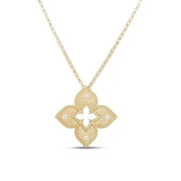 Roberto Coin Venetian Princess Diamond Pendant ADR777CL2803 YG