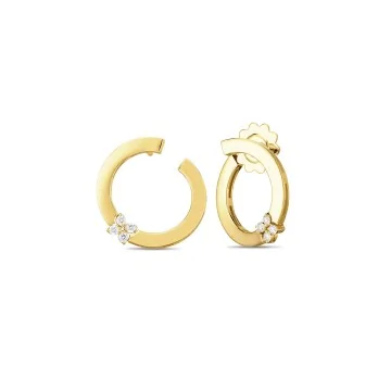 Roberto Coin Love in Verona 0.18ct Diamond Flower Earrings
