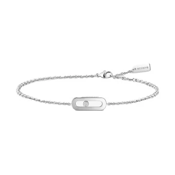 Messika Move Uno White Gold 0.02ct Diamond Bracelet 14644-WG