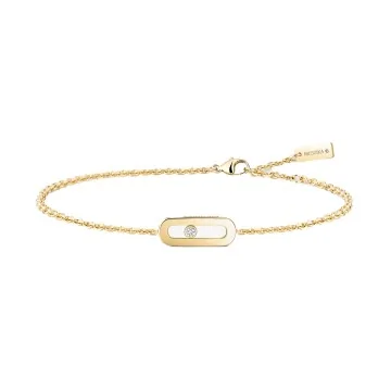 Messika Move Uno Yellow Gold 0.02ct Diamond Bracelet 14644-YG