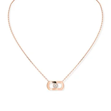 Messika So Move 18ct Rose Gold Diamond Necklace 12944-RG