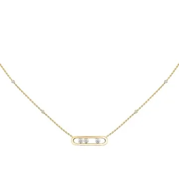 Messika Baby Move Yellow Gold Diamond Necklace 04323-YG
