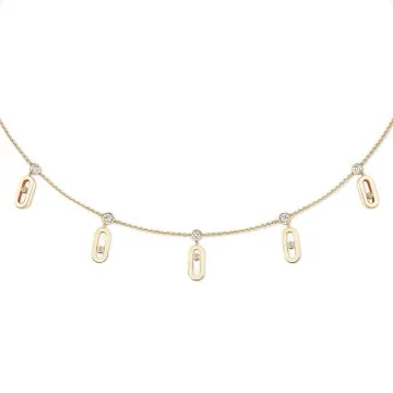 Messika Move Uno 0.2ct Drop Choker Necklace 14588-YG