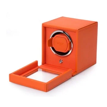 Wolf Cub Single Watch Winder With Cover 461139