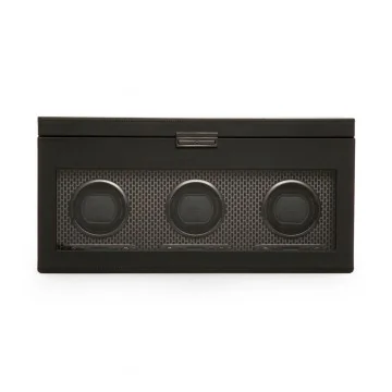 Wolf Axis Triple Watch Winder With Storage 469403