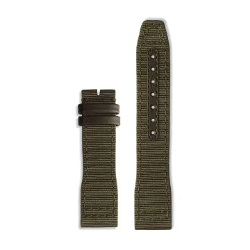 IWC Schaffhausen Olive Green Textile Strap IWE13406