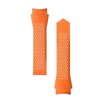 TAG Heuer Calibre E5 45mm Orange Perforated Rubber Strap FT6282
