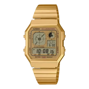 Casio Vintage Gold Unisex Watch A130WEG-9AEF