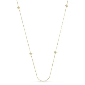 18ct Yellow Gold Love by The Yard 0.33ct Diamond Necklace ADR777CL3231