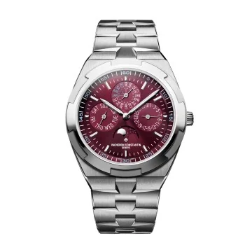 Vacheron Constantin Overseas Perpetual Calendar Ultra Thin White Gold Mens Watch