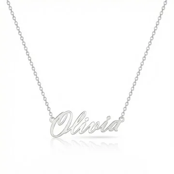Personalised Script Name Necklace