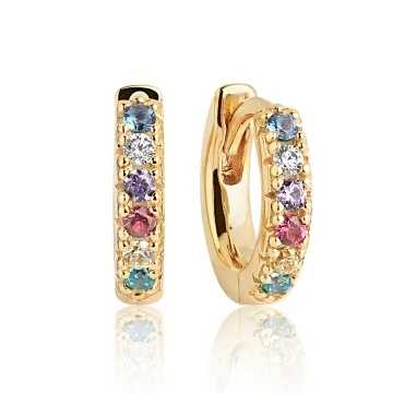 Sif Jakobs Ellera Piccolo Hoop Earrings SJ-E1066-XCZ(YG)
