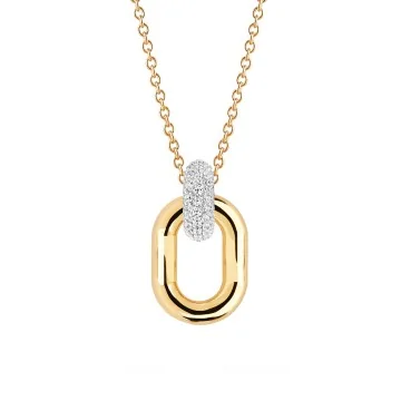 Sif Jakobs Capri Due Link Pendant SJ-P62018-CZ-SG45-60