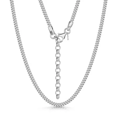 Silver Herringbone 50cm Gents Necklet