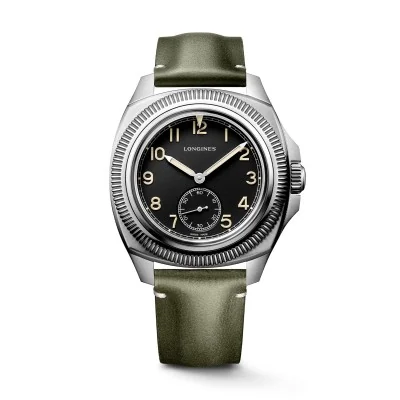 Longines Majetek Black and Green Automatic 43mm Mens Watch L28384532