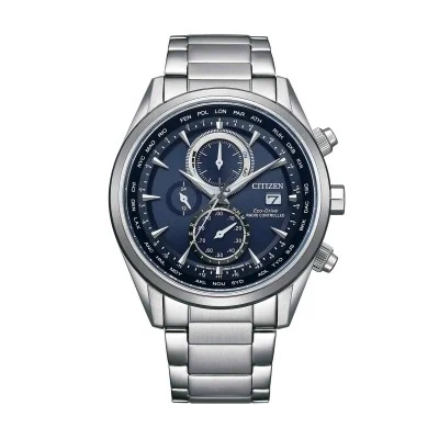 Citizen World Chronograph A.T Atomic Timekeeping 43mm Watch AT8260-85L