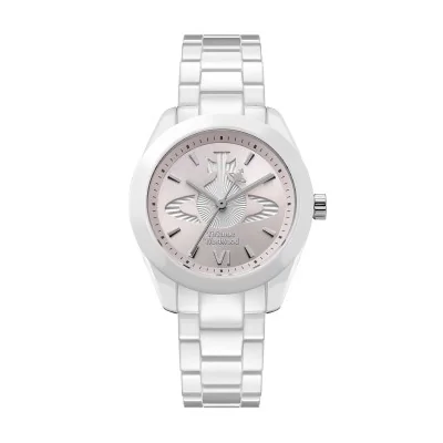 Vivienne Westwood Fenchurch Ceramica 29mm Watch VV358LPKWH