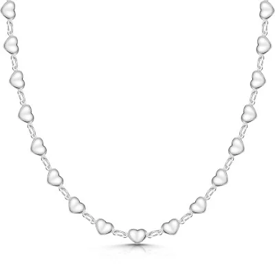 Silver Multi Heart Necklet