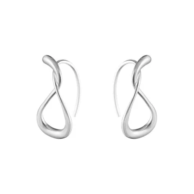 Georg Jensen Mercy Silver Drop Earrings 20001403